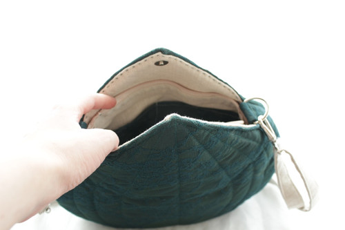Kabelka Dark green lace...sleva — foto 3