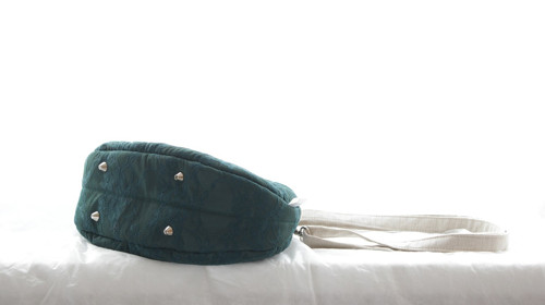 Kabelka Dark green lace...sleva — foto 4