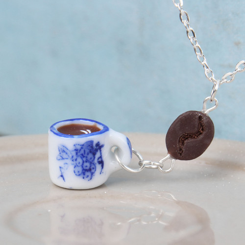 Kávičkový náhrdelník — foto 3