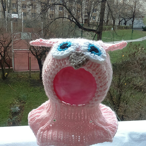 Dětská zimní kukla SOVIČKA RŮŽIČKA — foto 2