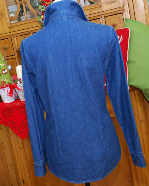 Riflová košile ve western stylu... — foto 4