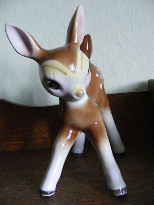 Bambi - porcelánová soška — foto 3