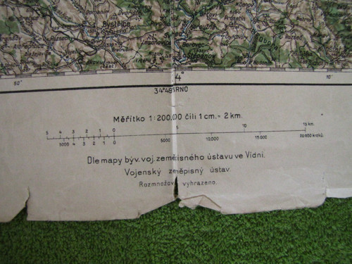 Stařičká mapa Josefova, 1922. // SLEVA. — foto 3