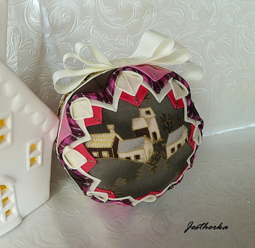 Vánoční koulička 10cm — foto 2