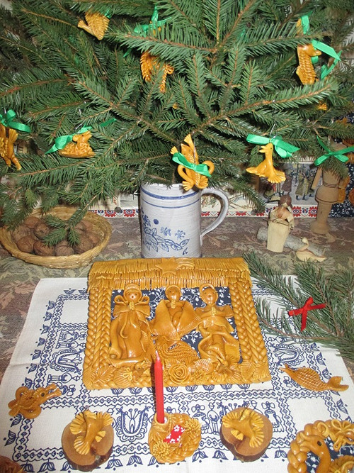 Malý svícen - šišky — foto 2