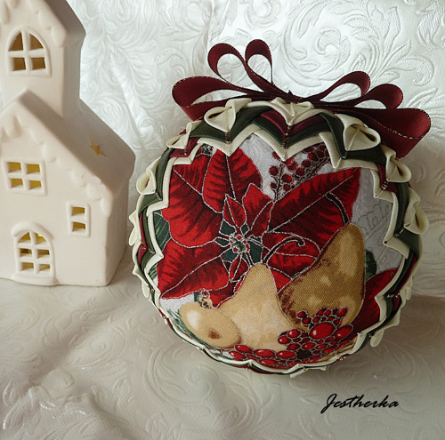 Vánoční koulička 14cm — foto 2