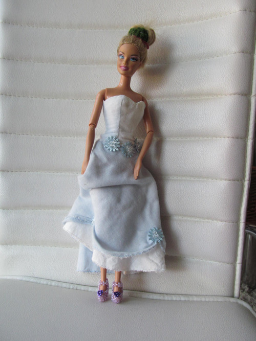 Fialové botky pro Barbie — foto 3
