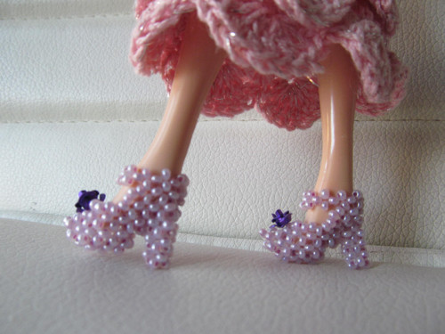Fialové botky pro Barbie — foto 4