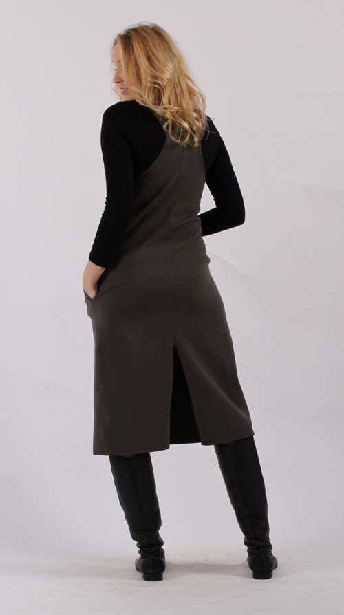 Šedá šatová sukně — foto 5