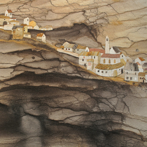 ZASLÍBENÍ, pískovcový obraz — foto 2