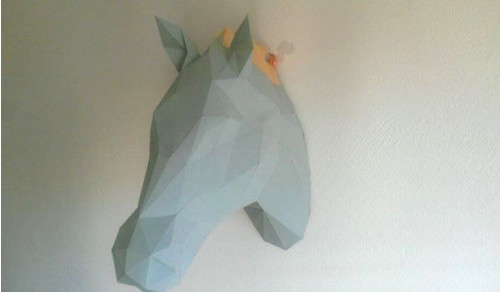 3D origami Kůň — foto 2