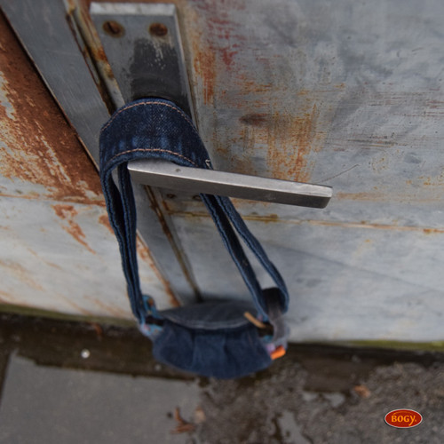 Tmavá riflová kabelka denim/manšestr 911 — foto 6