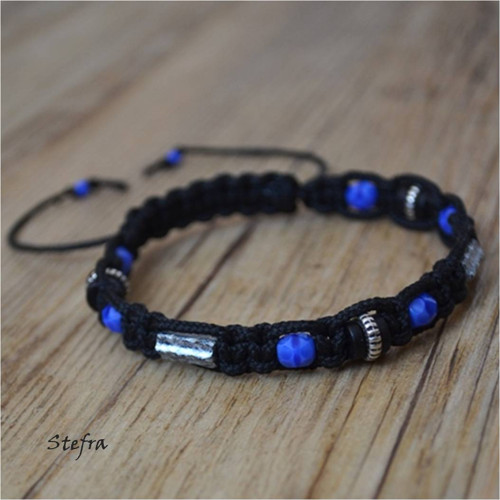 Black blue 2 - náramek pro pány — foto 3