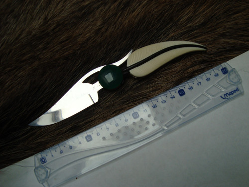 Pírko chryzopras — foto 3