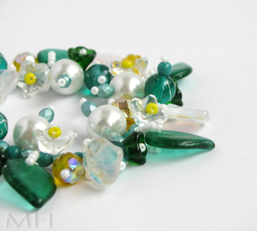 Beaded Bracelets - Mint and Chamomile — foto 2