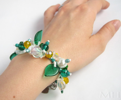 Beaded Bracelets - Mint and Chamomile — foto 6