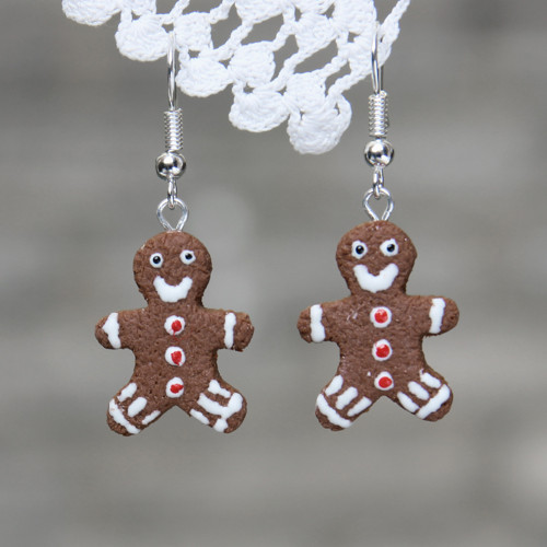Gingermen, perníkoví fimo panáčci — foto 2