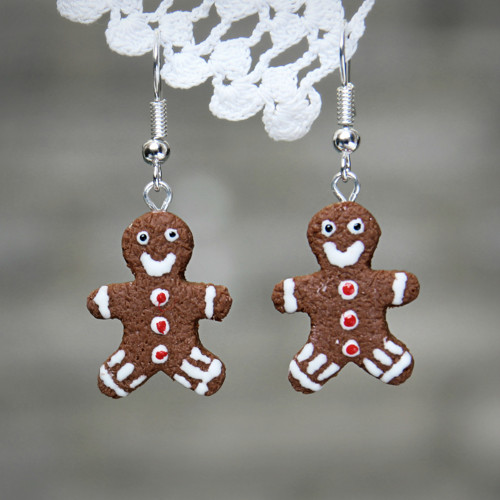 Gingermen, perníkoví fimo panáčci — foto 3