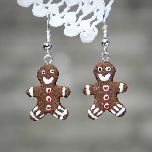 Gingermen, perníkoví fimo panáčci — foto 4