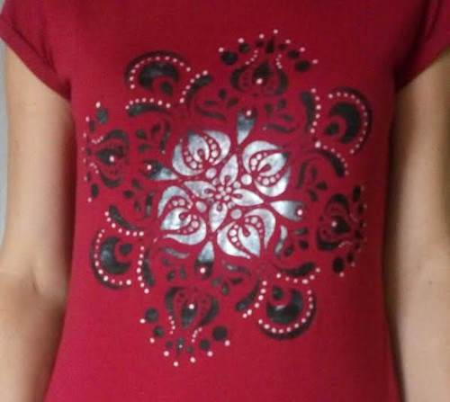 Tričko ''Red Mandala'' — foto 2