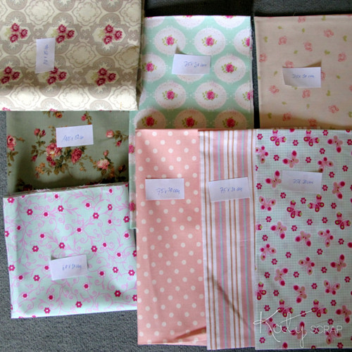 Mix látek balíček č.4 shabby chic — foto 2