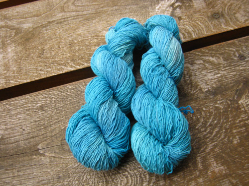 Buretové hedvábí 4mm - "Aqua" — foto 2