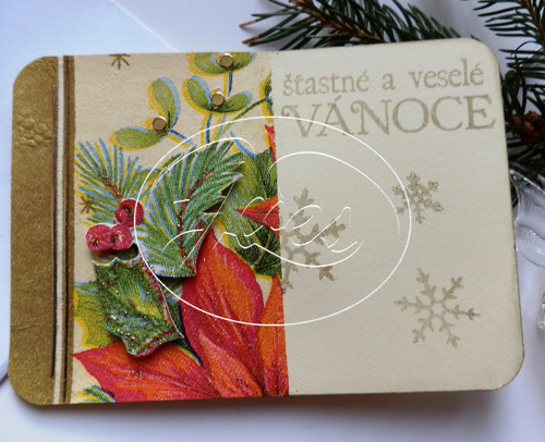 Vzkazová kartička Vánoce (5) — foto 2