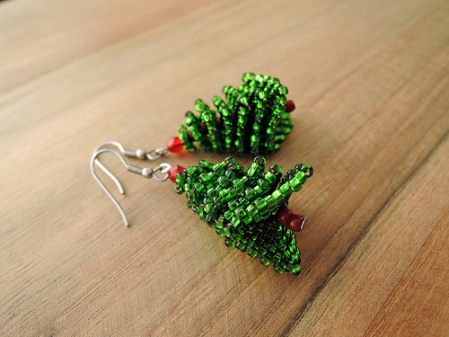 Náušnice Christmas tree — foto 3