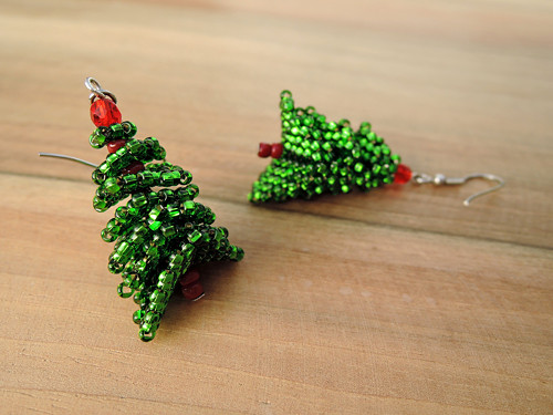 Náušnice Christmas tree — foto 5