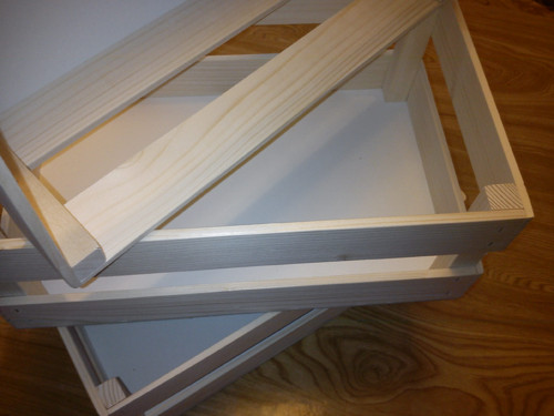 Dřevěná bedýnka broušená — foto 2