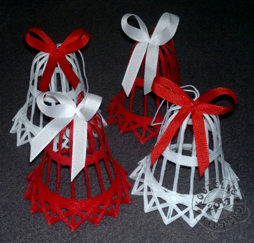 Zvonek ČERVENÝ 6 cm — foto 5