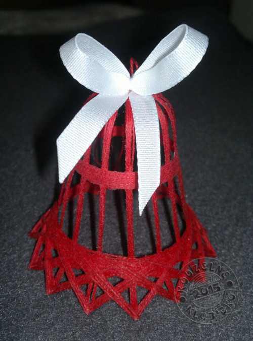 Zvonek ČERVENÝ 6 cm — foto 6
