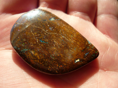 Australský Boulder Opál Leštěný Yowah Austrálie — foto 3