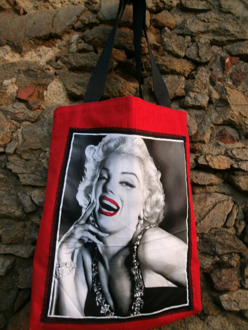 Marylin - red denim - taštice — foto 2