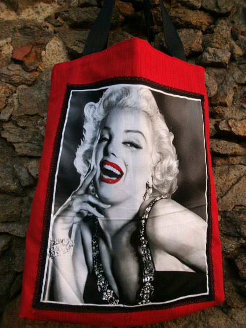 Marylin - red denim - taštice — foto 3