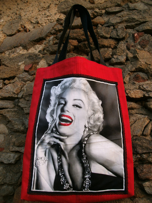 Marylin - red denim - taštice — foto 4