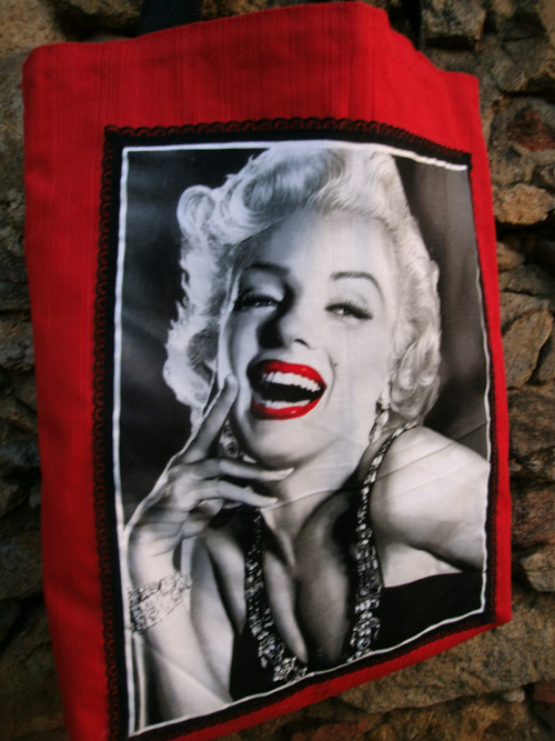 Marylin - red denim - taštice — foto 5