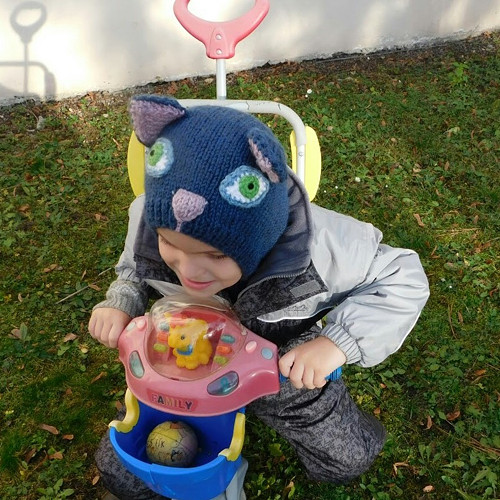 Dětská zimní kukla Modrá Číča — foto 6