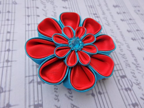 Brož Turquoise et rouge — foto 6