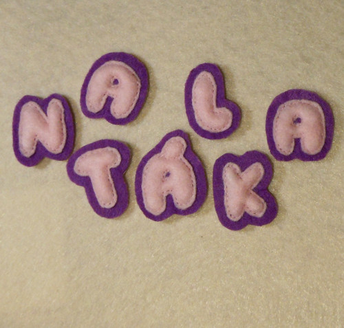 Filcová písmena NATÁLKA — foto 2