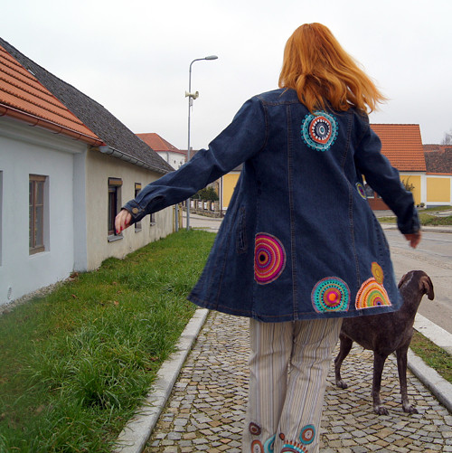 Mandalkový recy Kabátek S-L — foto 5