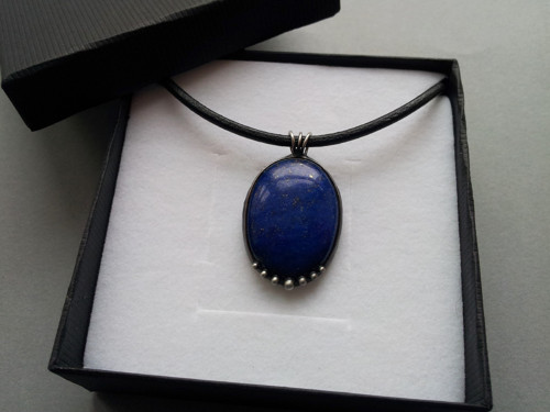 Slunce šlo spát (lapis lazuli) — foto 3