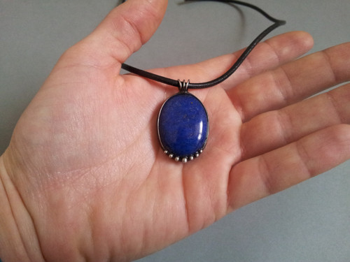 Slunce šlo spát (lapis lazuli) — foto 4
