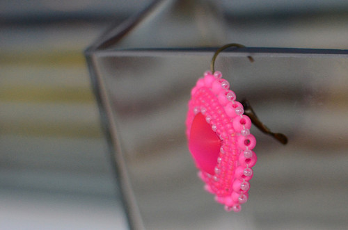 Náušnice "Neon - pink" — foto 3