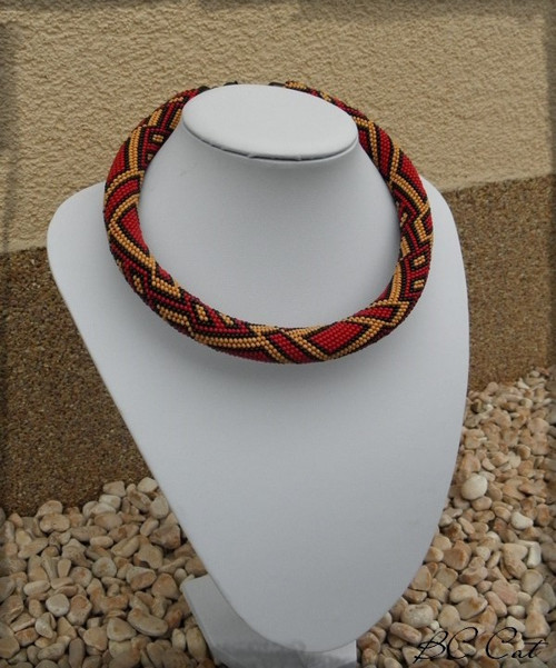 Geometric - náhrdelník — foto 3