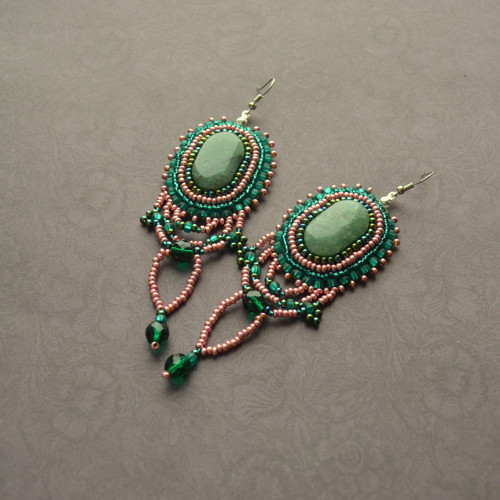 Aventurine earrings n.6 — foto 2
