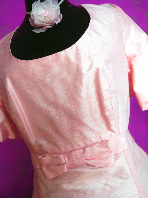 Šaty pink hedvábné jedinečné — foto 4