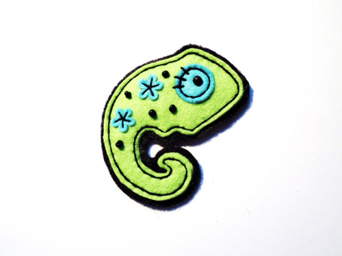 Chameleon Gabriel v zeleno-tyrkysové — foto 3