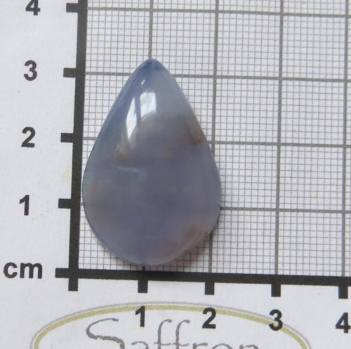 Modrý chalcedon Namibie, kabošon č.A14 — foto 2