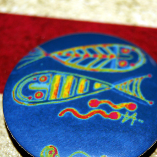 Originální placka - buttonek ryby — foto 3